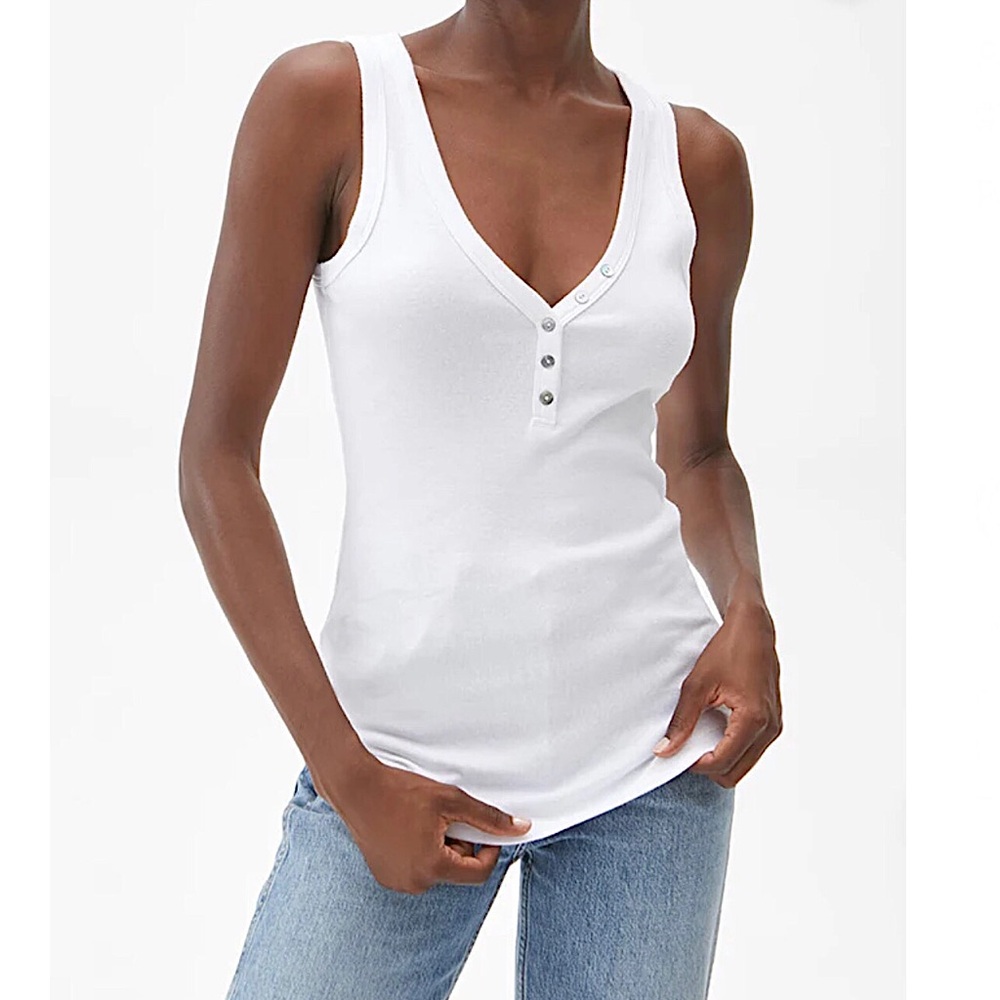 MICHAEL STARS Luna Henley Tank